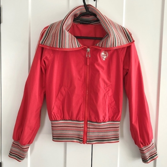 Diesel, Vintage, Bomber Jacket, Embroidered, Cowl Neck, Size S, Nice Condition - Picture 1 of 16